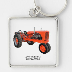 Love Those Old Red Tractors Key Ring