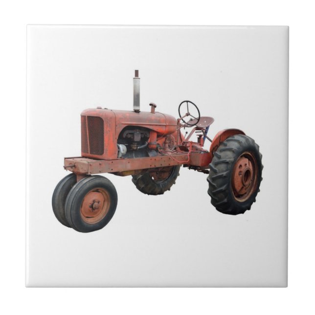 Love Those Old Rusty Tractors Ceramic Tile (Front)