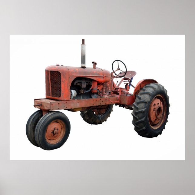 Love Those Old Rusty Tractors Poster (Front)