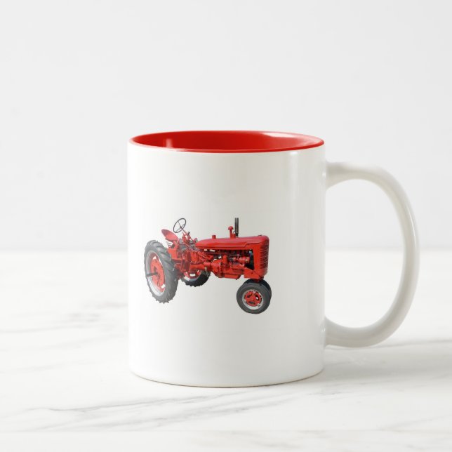 Love Those Old Tractors Two-Tone Coffee Mug (Right)