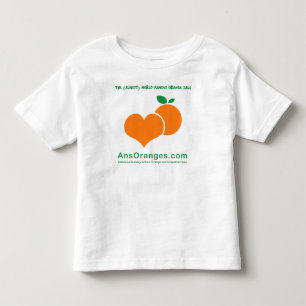 Love Those Oranges! Raglan Toddler T-Shirt