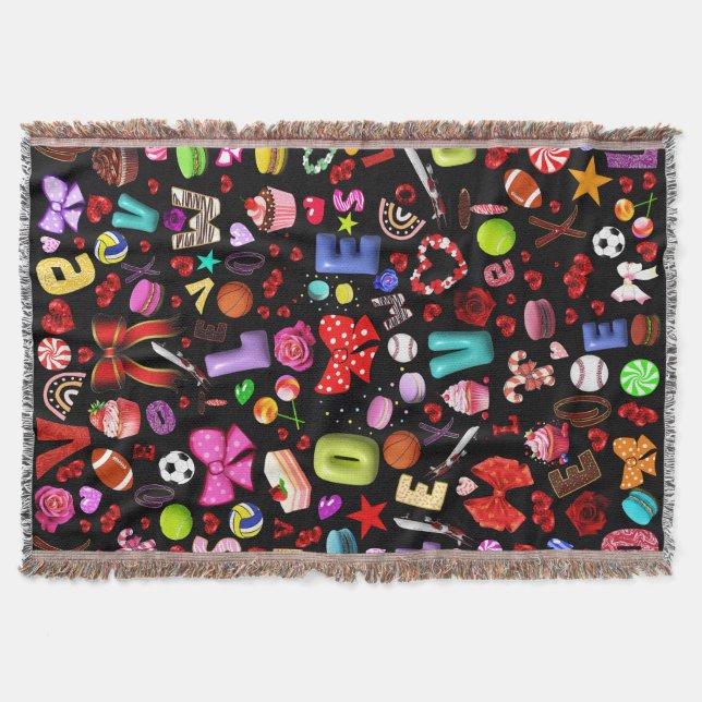 Love Throw Blanket (Front)
