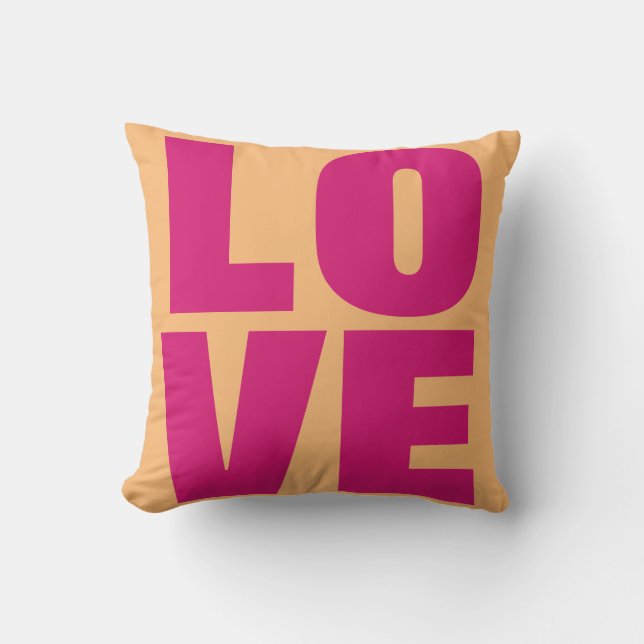 LOVE throw pillow (Front)