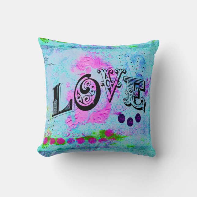 Love Throw Pillow (Front)