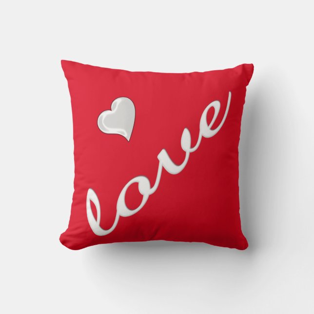 Love Throw Pillow (Front)