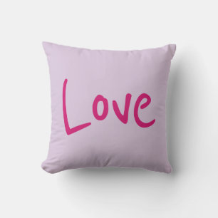 Love throw pillow