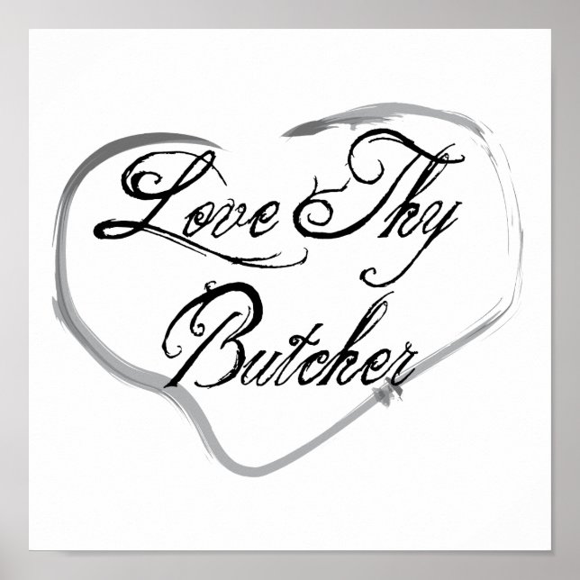 Love Thy Butcher Poster (Front)