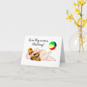 “Love Thy Curves” Card