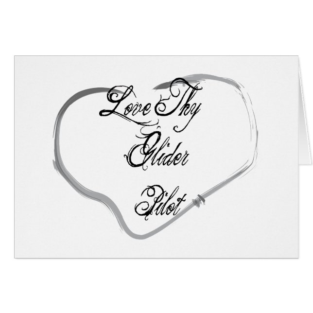 Love Thy Glider Pilot (Front Horizontal)