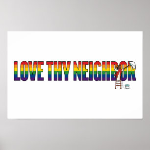 Love Thy Neighbor Poster