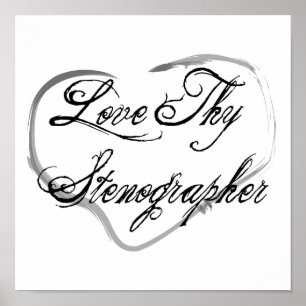 Love Thy Stenographer Poster