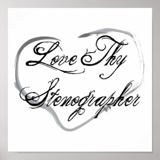 Love Thy Stenographer Poster