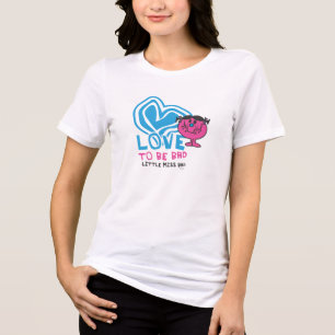 Love To Be Bad Deformed Heart Tri-Blend Shirt
