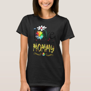 Love To Be Called Mummy Butterfly Flower Mother's T-Shirt