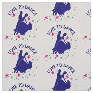 Love to dance fabric