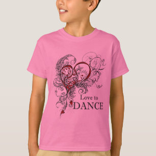 Love to Dance Kids T-shirt (customisable)