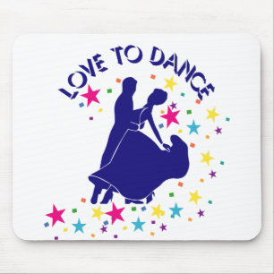 Love to dance mouse pad