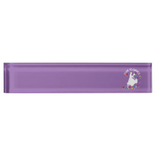 Love to dance nameplate