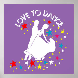 Love to dance poster