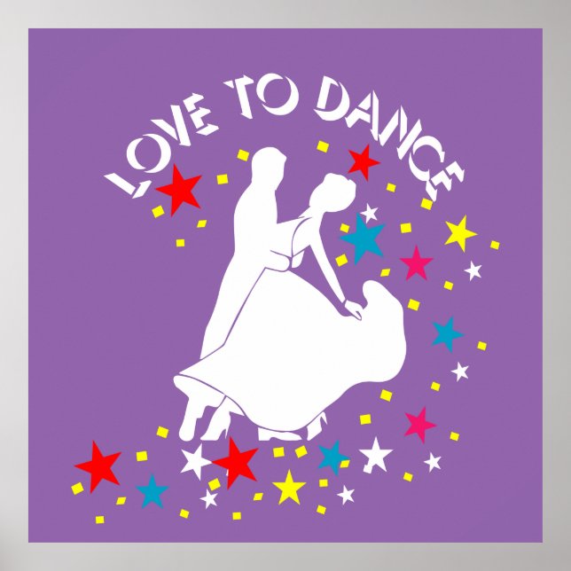 Love to dance poster (Front)