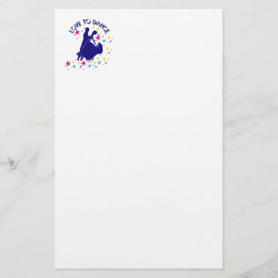 Love to dance stationery
