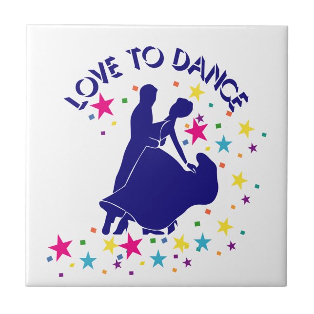 Love to dance tile (Front)