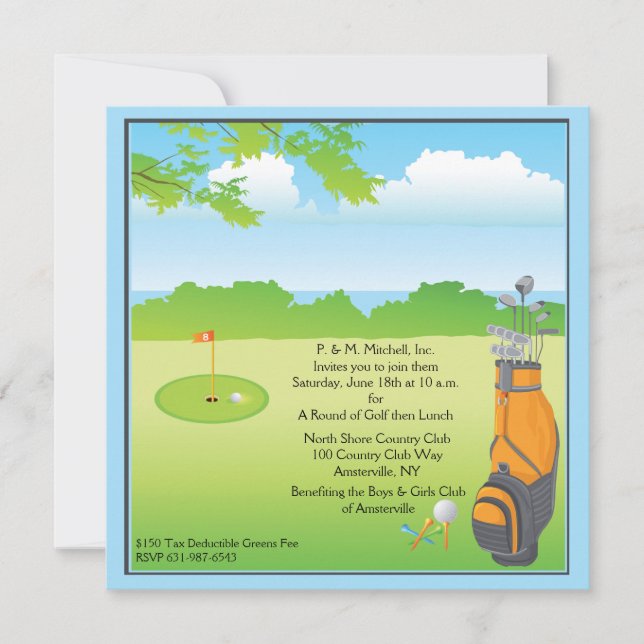 Love to Golf Invitation (Front)