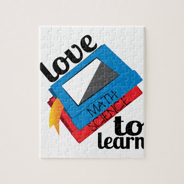 Love To Learn Jigsaw Puzzle (Vertical)