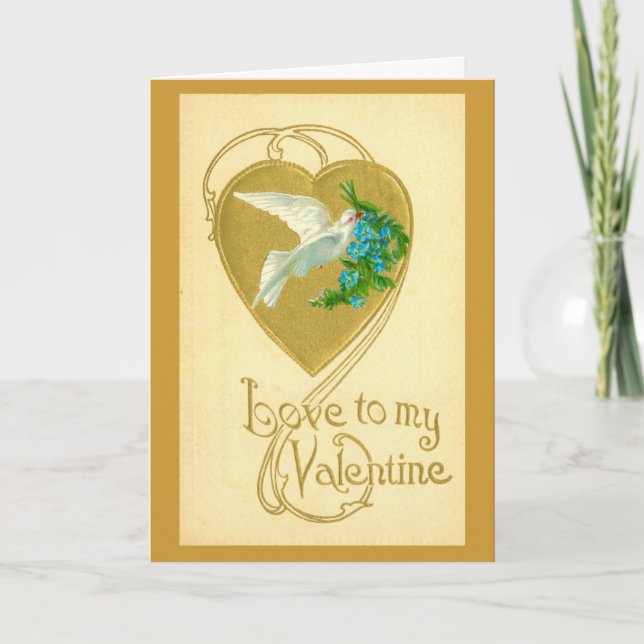 Love To My Valentine - Card (Front)