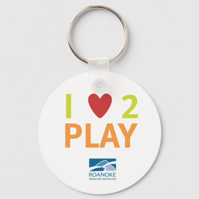 Love to PLAY Keychain (Front)