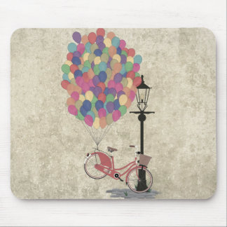 Love to Ride my Bike with Balloons even if it's no Mouse Pad