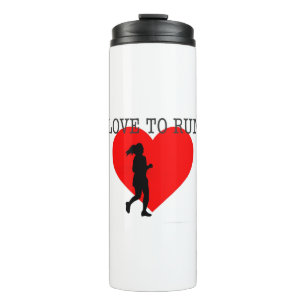 Love To Run Mum On a Run Thermal Tumbler