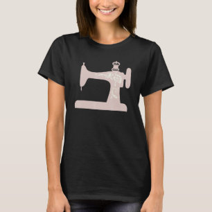 Love To Sew Vintage Sewing Machine Sewer Seamstres T-Shirt