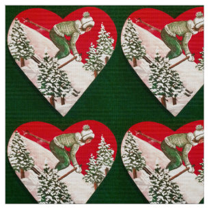 Love to Ski Fabric