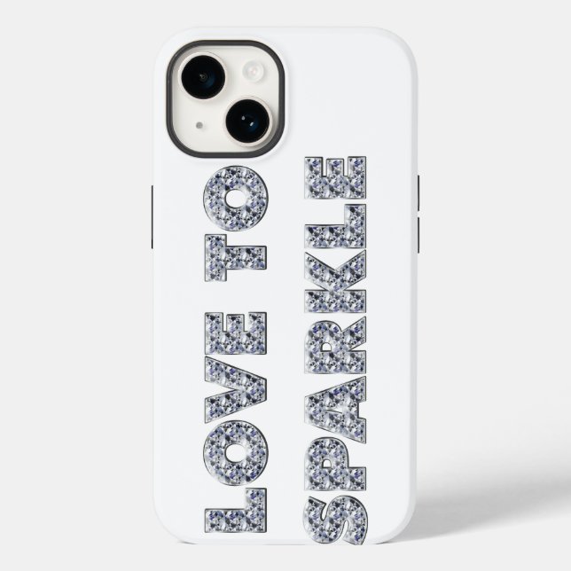 Love To Sparkle Case-Mate iPhone Case (Back)