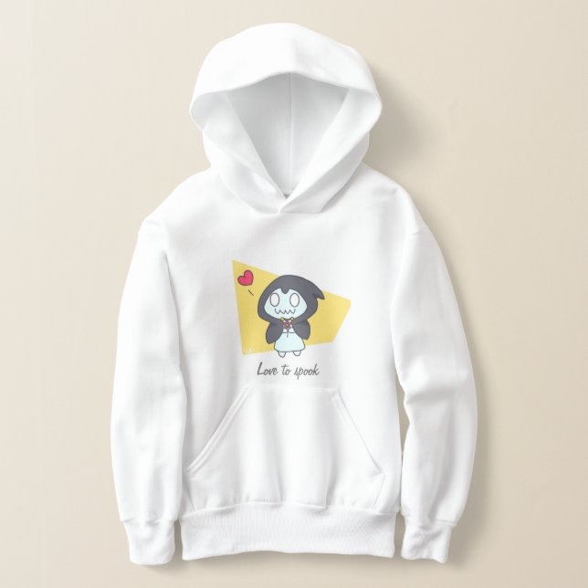 Love to spook t-shirt. (Laydown)