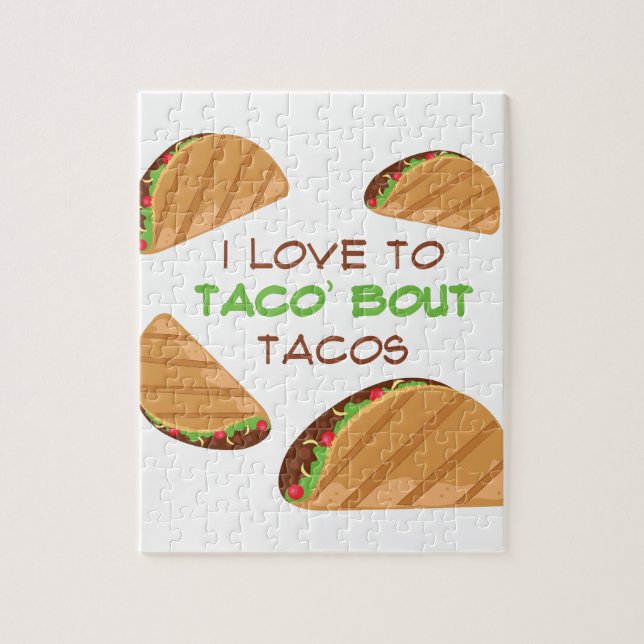 Love To Taco Jigsaw Puzzle (Vertical)