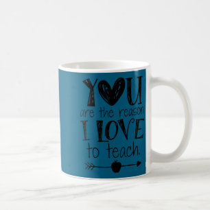 Love To Teach Sitive Affirmation Motivational Teac Coffee Mug