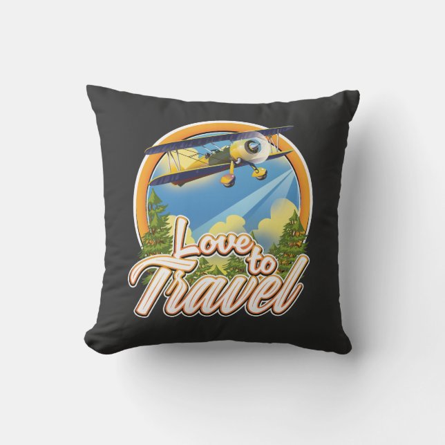 Love to Travel Cushion (Front)