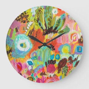 Love to Travel I Large Clock