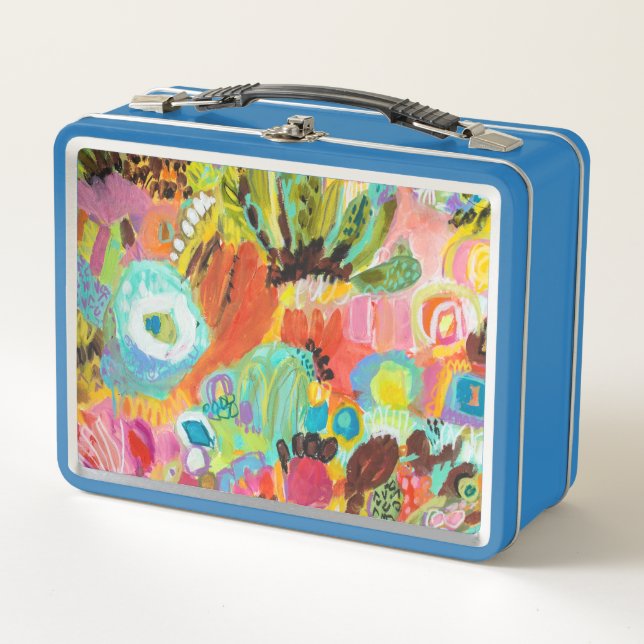 Love to Travel I Metal Lunch Box (Front)