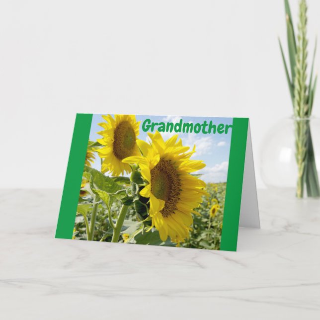 LOVE TO YOU ON MOTHER'S DAY *GRANDMOTHER* CARD (Front)