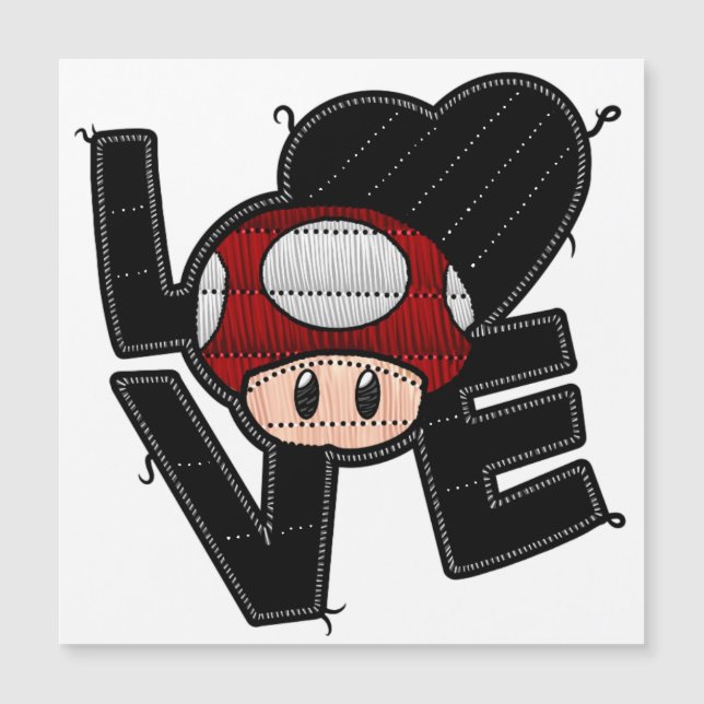 Love Toad - Red Magnet (Front)