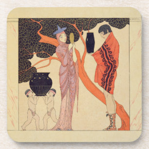 Love Token (w/c on paper) Coaster