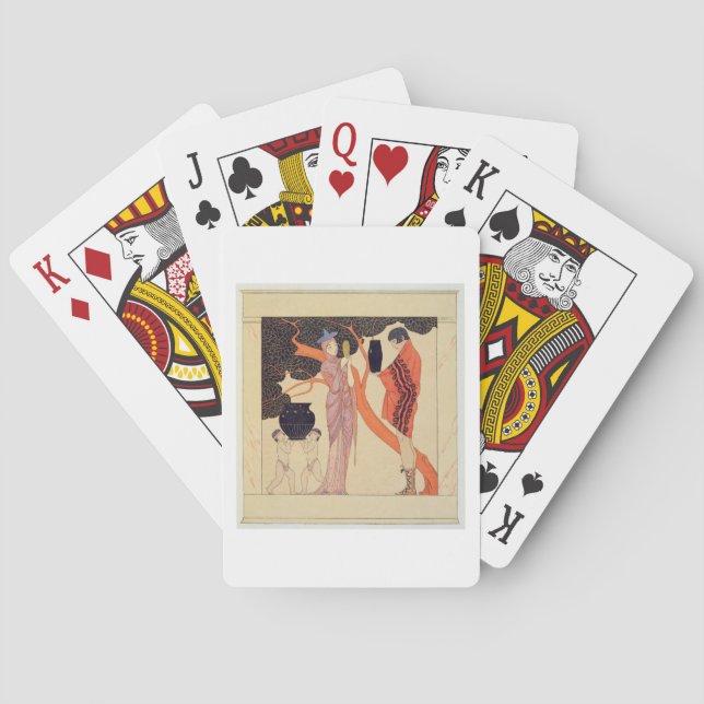 Love Token (w/c on paper) Playing Cards (Back)