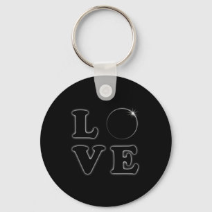 Love Total Solar Eclipse 04 08 2024 Totality Key Ring