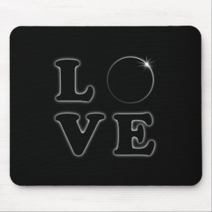 Love Total Solar Eclipse 04 08 2024 Totality  Mouse Pad