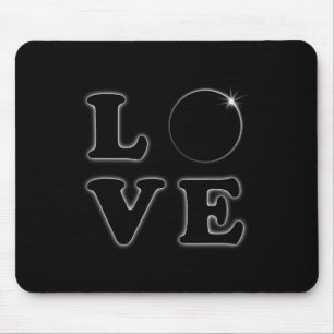 Love Total Solar Eclipse 04.08.2024 Totality Mouse Pad