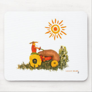 LOVE Tractor Mouse Pad