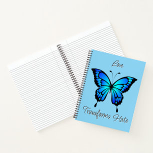 Love Transforms Hate Spiral Notebook